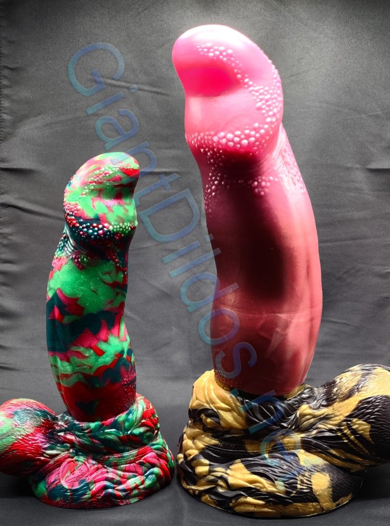 Bad Dragon large Ky'el vs XL Ky'el GiantDildos.net