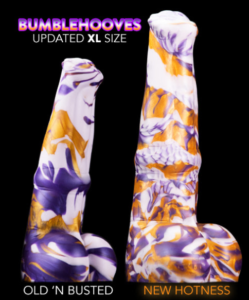 Bad Dragon Bumblehooves Legacy vs new Bumblehooves
