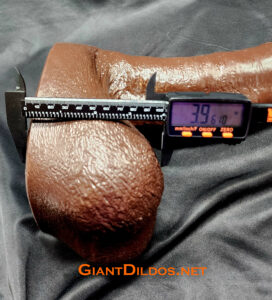 Omega XL Dildo Balls Depth