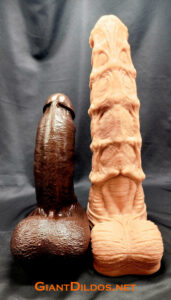 Omega XL vs Seahorse XXXL dildo review